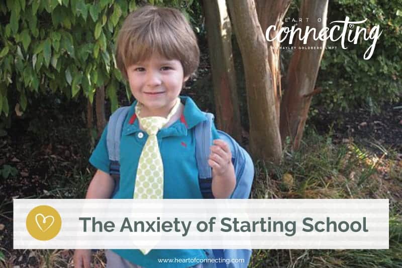 the anxiety of starting school